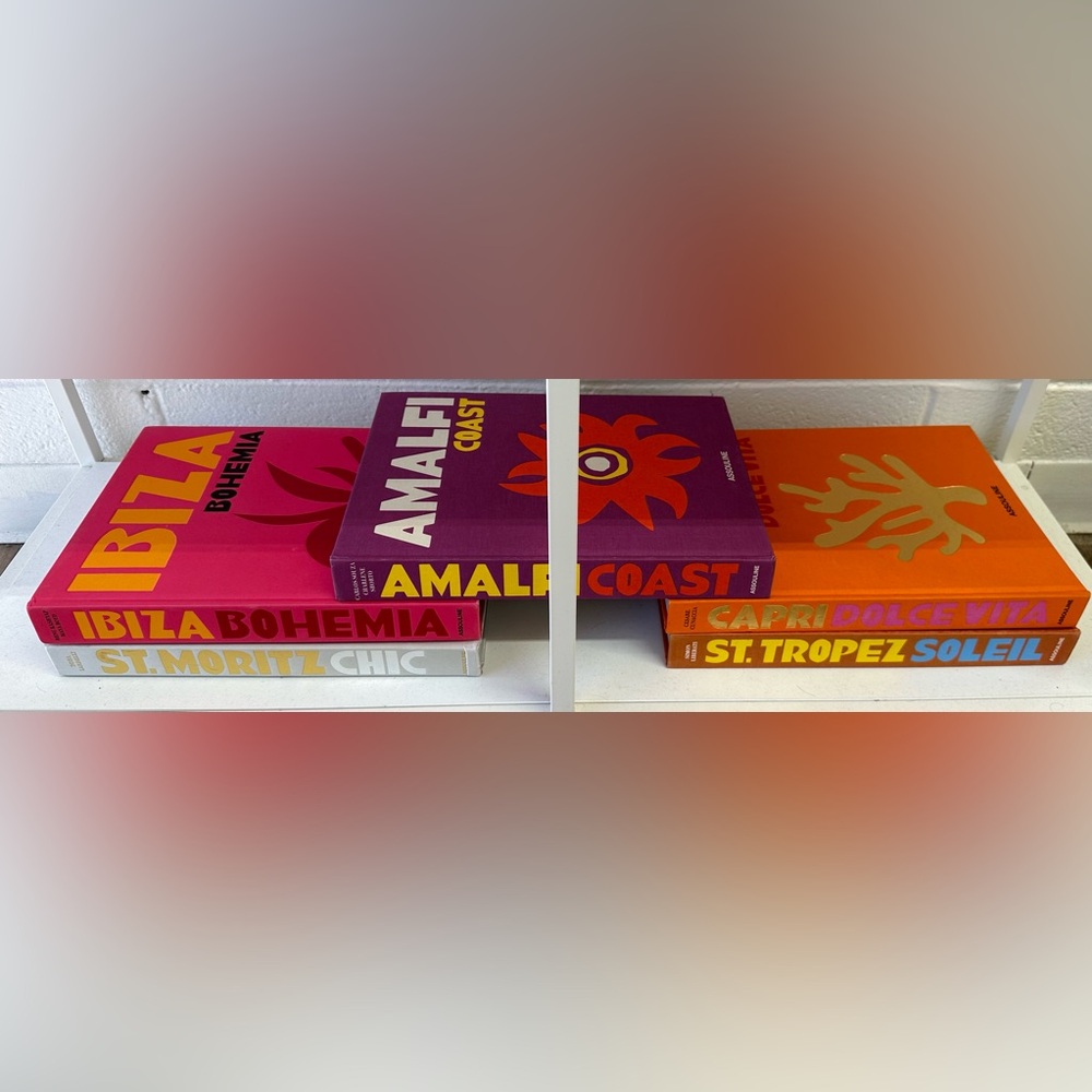 Assouline Travel Coffee Table books near perfect condition! Bundle of 5 total